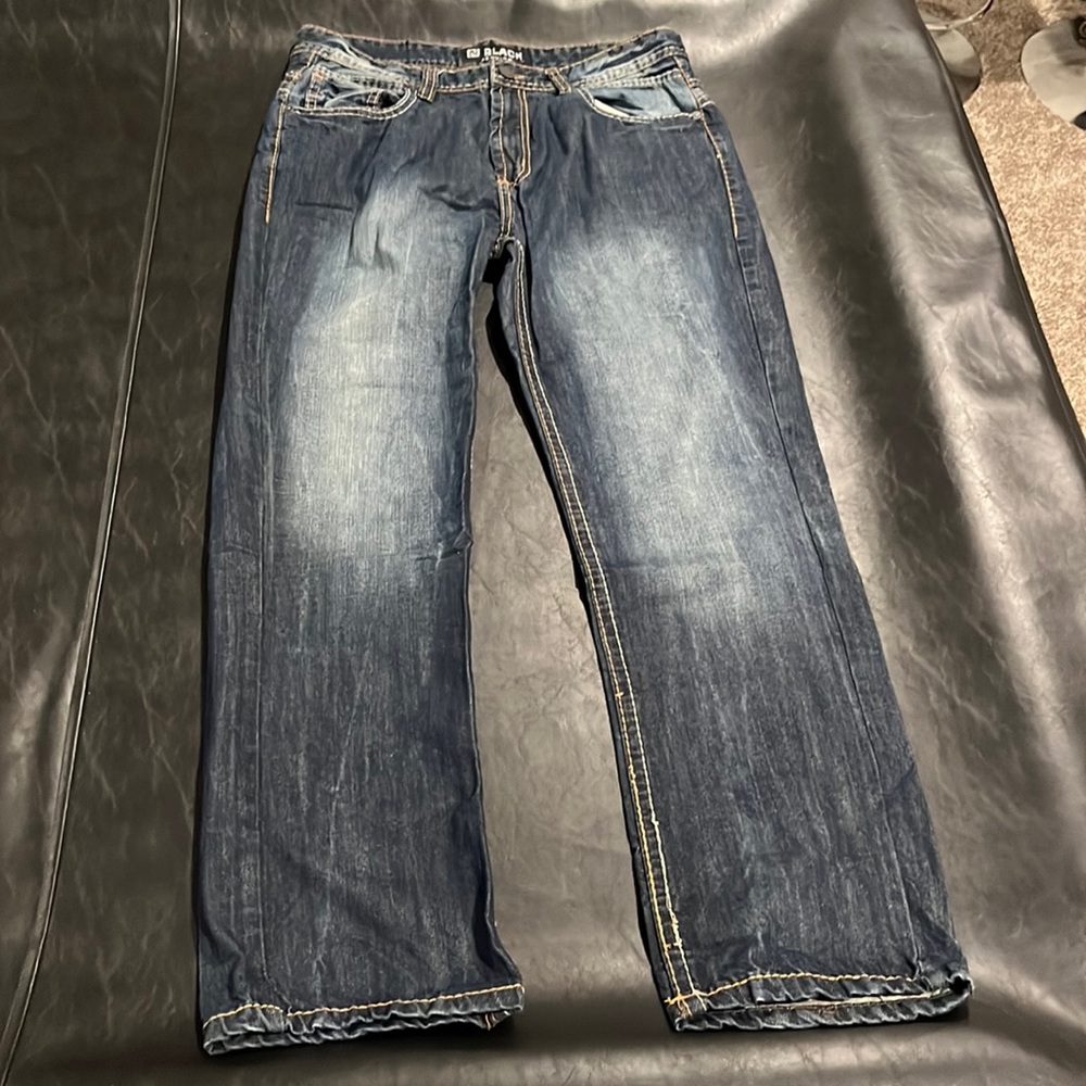 Buckle Men’s Black Premium Relaxed Straight jeans 34x32